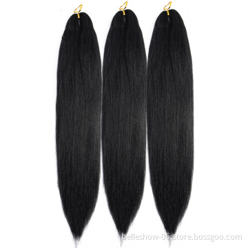 wholesale 20-26 inch  e-pression braiding hair jumbo box braids pre stretched braiding hair pre stretched hair